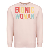 Pale Pink bionic woman injury accident broken hip leg arm surgery t shirt Premium Sweatshirt - InspiraDesign
