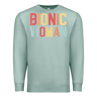 Seafoam bionic woman injury accident broken hip leg arm surgery t shirt Premium Sweatshirt - InspiraDesign