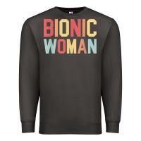 Smoke bionic woman injury accident broken hip leg arm surgery t shirt Premium Sweatshirt - InspiraDesign