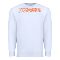 White propagandhi Premium Sweatshirt - InspiraDesign