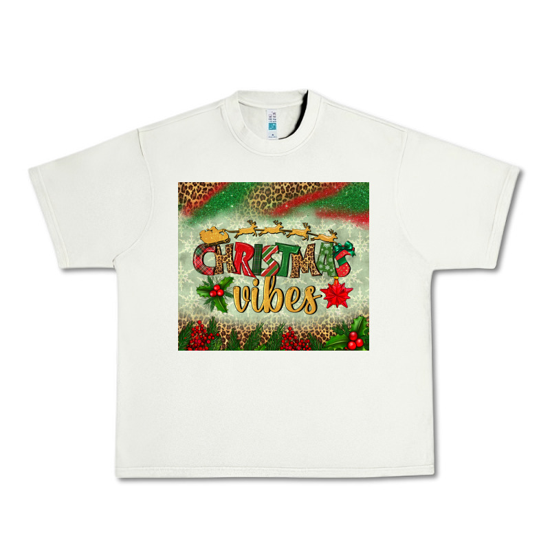 Christmas Vibes Tumbler Urban Heavy Tee by BundleAndBundleShop | Teevron