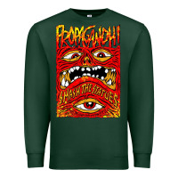 Sports Green Kite fly Premium Sweatshirt - InspiraDesign
