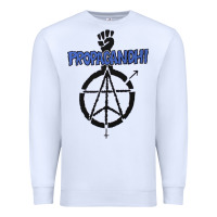 White propagandhi Premium Sweatshirt - InspiraDesign