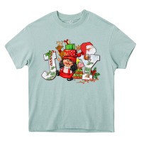 Arona christmas joy girl gnome Heavy Core Tee - CowGirlArtShop