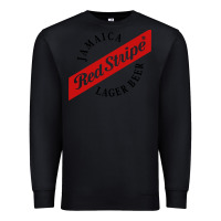 Black jamaica red stripe lager beer Premium Sweatshirt - InspiraDesign