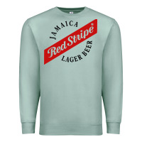 Seafoam jamaica red stripe lager beer Premium Sweatshirt - InspiraDesign