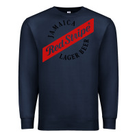 Navy jamaica red stripe lager beer Premium Sweatshirt - InspiraDesign