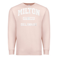 Pale Pink milton delaware de vintage state athletic style t shirt Premium Sweatshirt - InspiraDesign