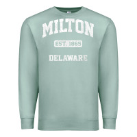 Seafoam milton delaware de vintage state athletic style t shirt Premium Sweatshirt - InspiraDesign