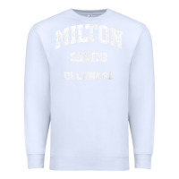White milton delaware de vintage state athletic style t shirt Premium Sweatshirt - InspiraDesign