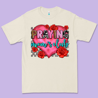 Praying Moms Club Olivia Premium Tee Designed By Oliviacreatesart