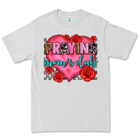 Dove Grey praying moms club olivia Premium Tee - OliviaCreatesArt