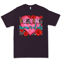 Plum praying moms club olivia Premium Tee - OliviaCreatesArt