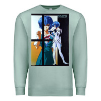 Seafoam Neon Genesis Evangelion Rei Ayanami Premium Sweatshirt - InspiraDesign