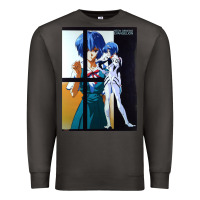 Smoke Neon Genesis Evangelion Rei Ayanami Premium Sweatshirt - InspiraDesign