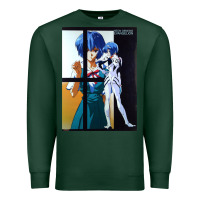 Sports Green Neon Genesis Evangelion Rei Ayanami Premium Sweatshirt - InspiraDesign