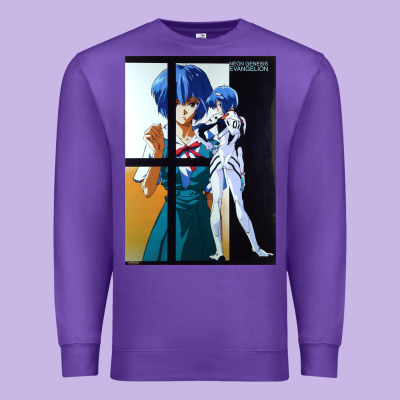 Neon Genesis Evangelion Rei Ayanami Premium Sweatshirt Designed By Inspiradesign