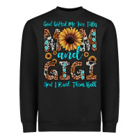 Black god gifted me two titles mom and gigi  and i rock them both Heavyweight Sweatshirt - JahusDesignShop