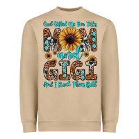 Mushroom god gifted me two titles mom and gigi  and i rock them both Heavyweight Sweatshirt - JahusDesignShop