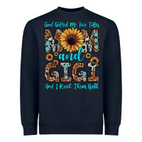 Navy god gifted me two titles mom and gigi  and i rock them both Heavyweight Sweatshirt - JahusDesignShop