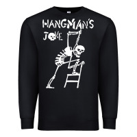 Black Hangmans Joke Premium Sweatshirt - InspiraDesign