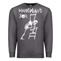Charcoal Heather Hangmans Joke Premium Sweatshirt - InspiraDesign