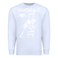 White Hangmans Joke Premium Sweatshirt - InspiraDesign