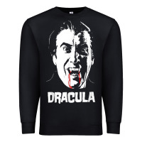 Black dracula vampire classic horror flick white t shirt Premium Sweatshirt - InspiraDesign