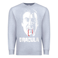 Heather Grey dracula vampire classic horror flick white t shirt Premium Sweatshirt - InspiraDesign