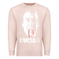 Pale Pink dracula vampire classic horror flick white t shirt Premium Sweatshirt - InspiraDesign