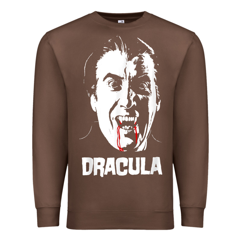 Dracula Vampire Classic Horror Flick White T Shirt Premium Sweatshirt by InspiraDesign | Teevron