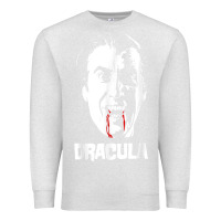 Oatmeal Heather dracula vampire classic horror flick white t shirt Premium Sweatshirt - InspiraDesign