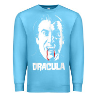 Ocean Blue dracula vampire classic horror flick white t shirt Premium Sweatshirt - InspiraDesign