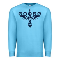 Ocean Blue goose music Premium Sweatshirt - InspiraDesign