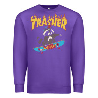 Purple trasher Premium Sweatshirt - InspiraDesign