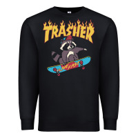 Black trasher Premium Sweatshirt - InspiraDesign