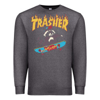 Charcoal Heather trasher Premium Sweatshirt - InspiraDesign