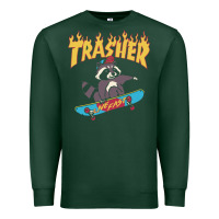 Sports Green trasher Premium Sweatshirt - InspiraDesign