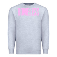 Heather Grey homeless Premium Sweatshirt - InspiraDesign