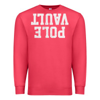 Cardinal pole vault t shirt upside down funny pole vault jumper shirt Premium Sweatshirt - InspiraDesign