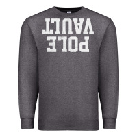 Pole Vault T Shirt Upside Down Funny Pole Vault Jumper Shirt Premium Sweatshirt | Teevron