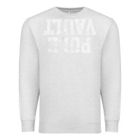 Oatmeal Heather pole vault t shirt upside down funny pole vault jumper shirt Premium Sweatshirt - InspiraDesign