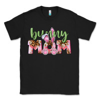 Black Happy Easter Bunny Mom Classic Tee - CowGirlArtShop