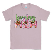 Lilac Happy Easter Bunny Mom Classic Tee - CowGirlArtShop