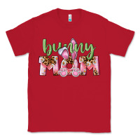 Red Happy Easter Bunny Mom Classic Tee - CowGirlArtShop