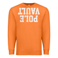 Carrot pole vault t shirt upside down funny pole vault jumper shirt Premium Sweatshirt - InspiraDesign