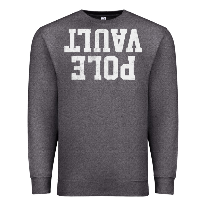 Pole Vault T Shirt Upside Down Funny Pole Vault Jumper Shirt Premium Sweatshirt by InspiraDesign | Teevron