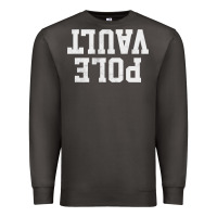Smoke pole vault t shirt upside down funny pole vault jumper shirt Premium Sweatshirt - InspiraDesign