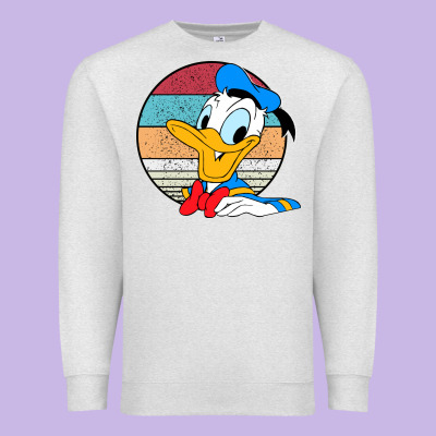 Donald Duck Funny Premium Sweatshirt Designed By Inspiradesign