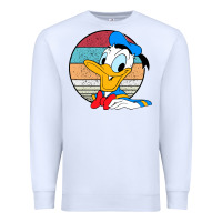 White Donald duck funny Premium Sweatshirt - InspiraDesign
